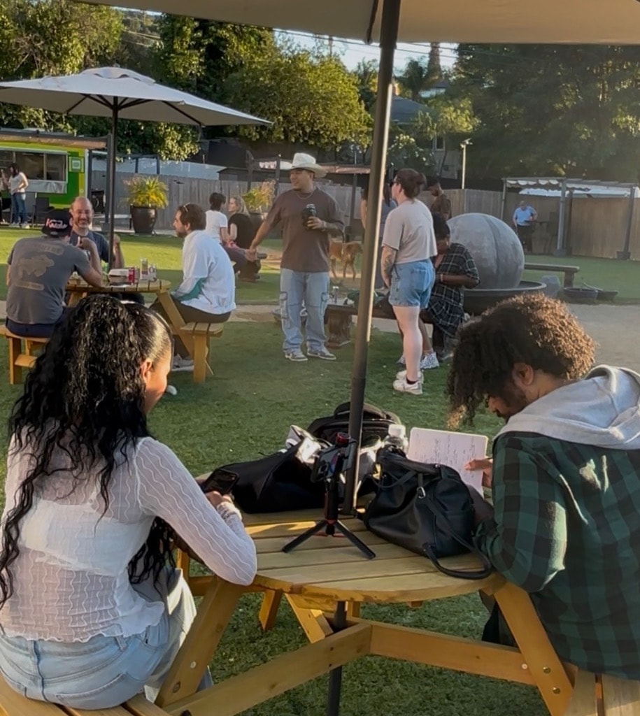 St. Barks outdoor gathering